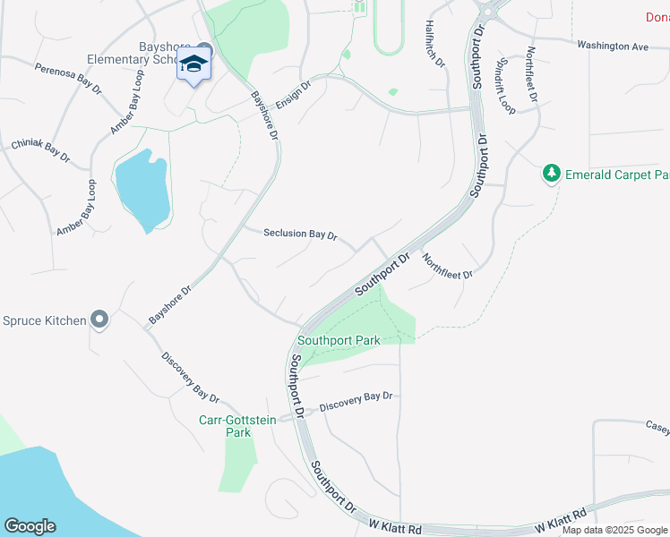 map of restaurants, bars, coffee shops, grocery stores, and more near 10972 Solitude Circle in Anchorage