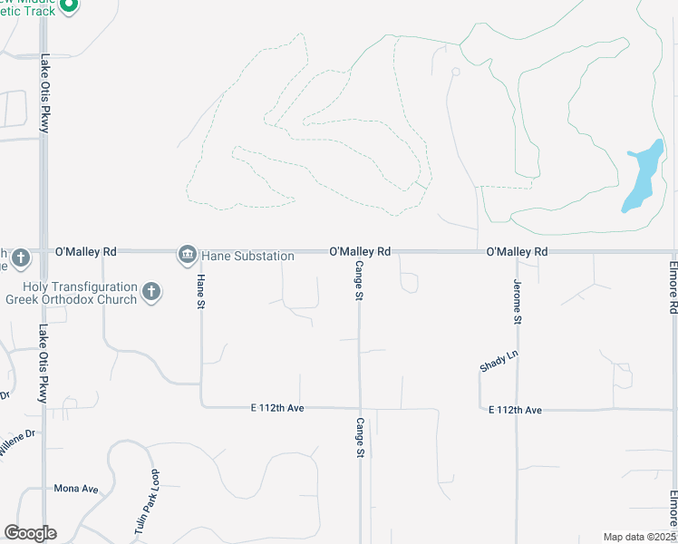map of restaurants, bars, coffee shops, grocery stores, and more near 10900 Cange Street in Anchorage