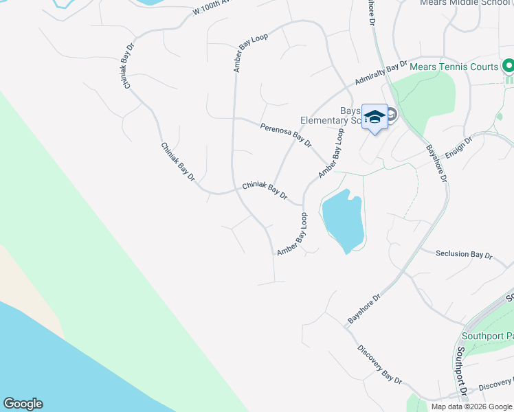map of restaurants, bars, coffee shops, grocery stores, and more near 3811 Amber Bay Loop in Anchorage