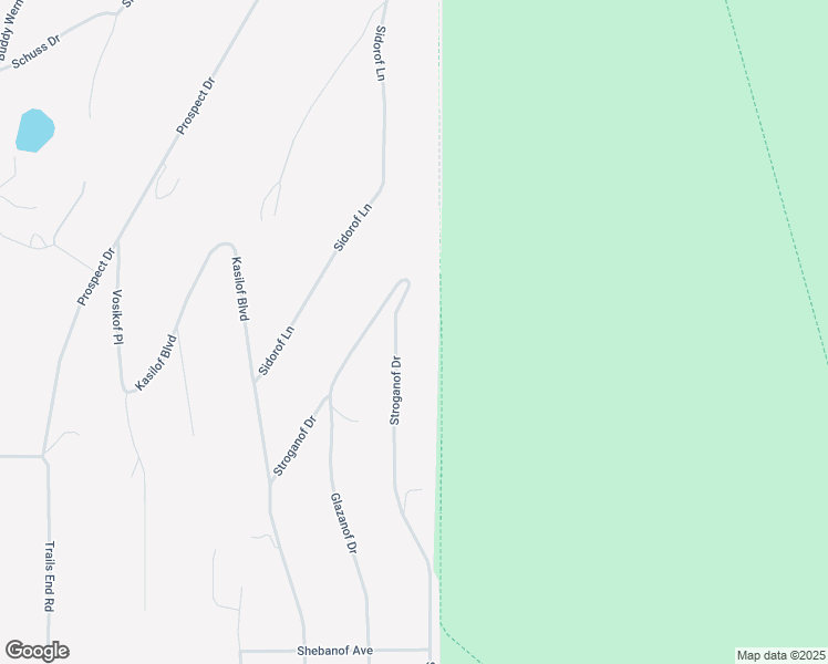 map of restaurants, bars, coffee shops, grocery stores, and more near 10501 Stroganof Drive in Anchorage