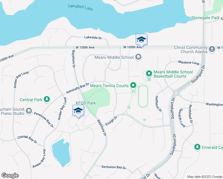 map of restaurants, bars, coffee shops, grocery stores, and more near 3001 Bettles Bay Loop in Anchorage