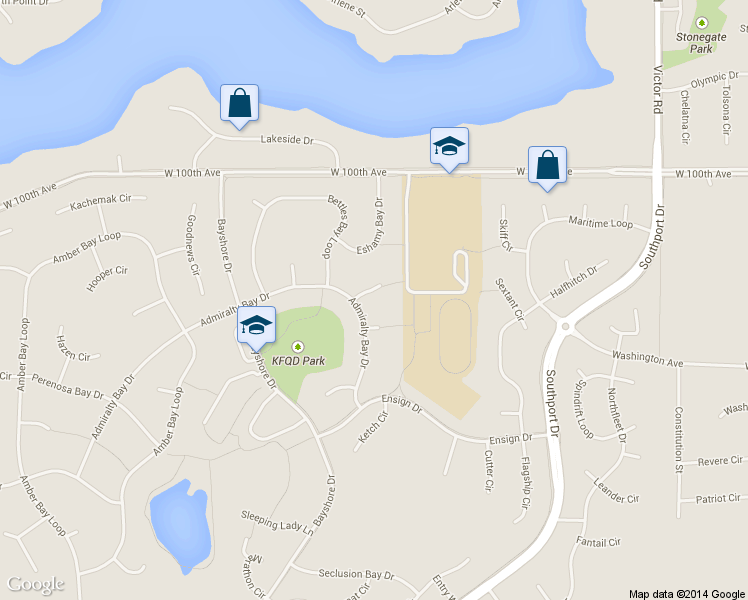 map of restaurants, bars, coffee shops, grocery stores, and more near 2901 Rocky Bay Circle in Anchorage