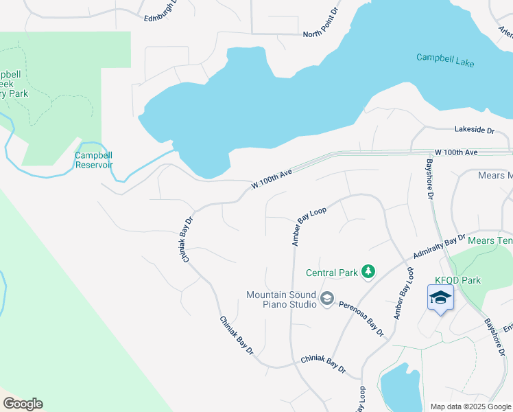 map of restaurants, bars, coffee shops, grocery stores, and more near 10177 Voyager Circle in Anchorage