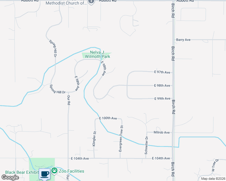 map of restaurants, bars, coffee shops, grocery stores, and more near 5311 Woodcrest Circle in Anchorage
