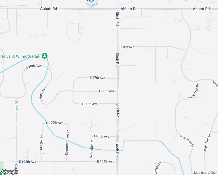 map of restaurants, bars, coffee shops, grocery stores, and more near 5701 East 98th Avenue in Anchorage