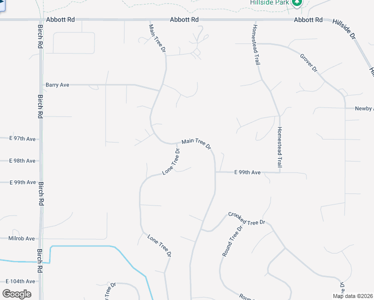 map of restaurants, bars, coffee shops, grocery stores, and more near 9799 Lone Tree Drive in Anchorage
