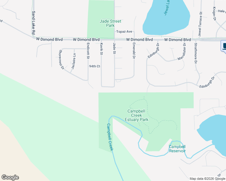 map of restaurants, bars, coffee shops, grocery stores, and more near 4920 Byrd Lane in Anchorage