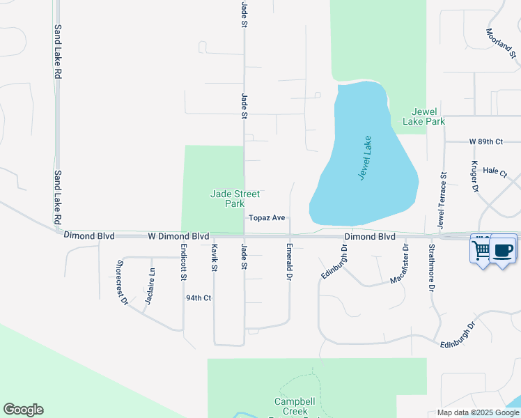 map of restaurants, bars, coffee shops, grocery stores, and more near 4830 Tanya Circle in Anchorage