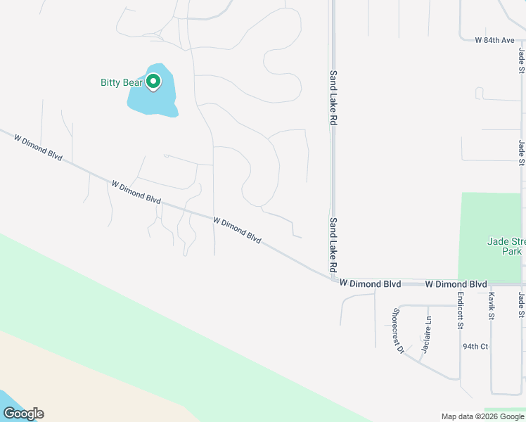 map of restaurants, bars, coffee shops, grocery stores, and more near 8903 Dry Creek Loop in Anchorage