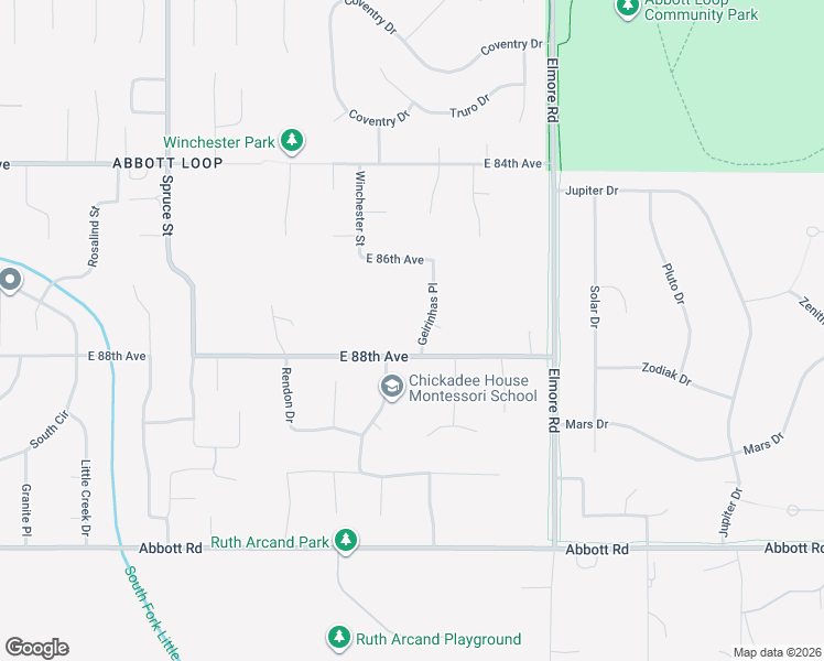 map of restaurants, bars, coffee shops, grocery stores, and more near 8730 Geirinhas Place in Anchorage