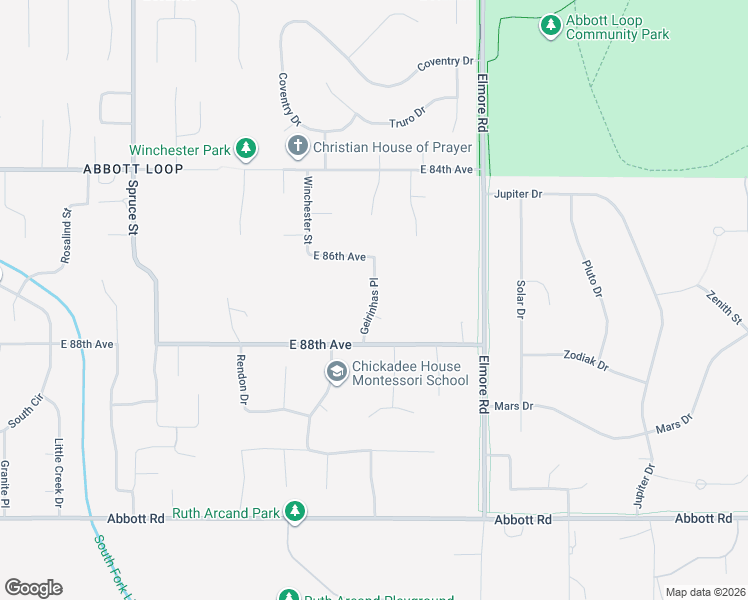 map of restaurants, bars, coffee shops, grocery stores, and more near 8710 Geirinhas Place in Anchorage