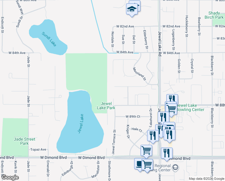 map of restaurants, bars, coffee shops, grocery stores, and more near 8751 Jewel Terrace Circle in Anchorage