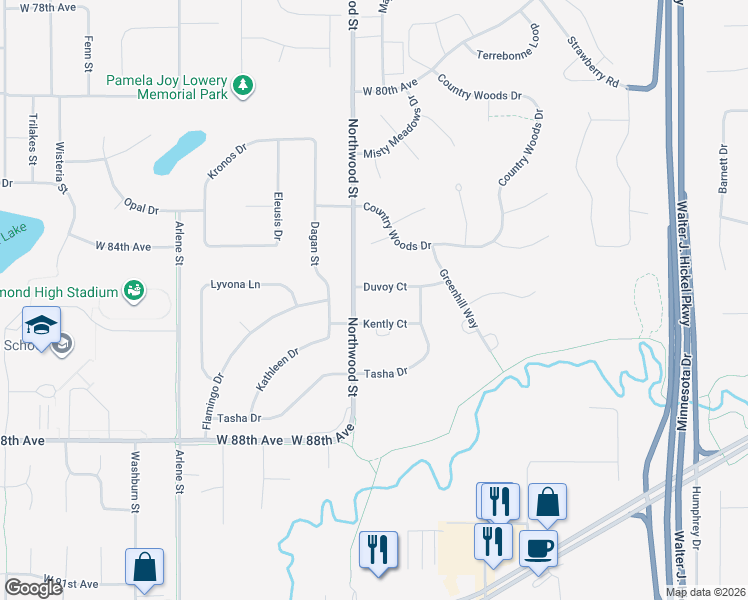map of restaurants, bars, coffee shops, grocery stores, and more near 2221 Duvoy Court in Anchorage