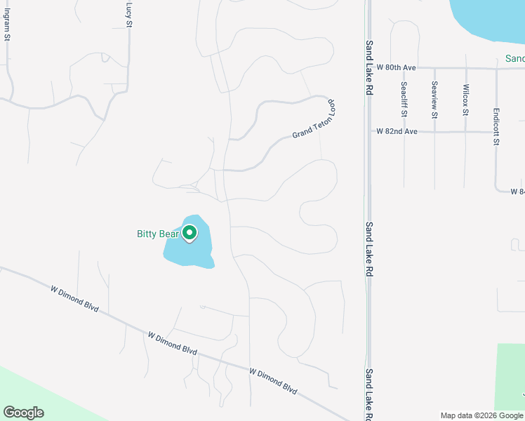 map of restaurants, bars, coffee shops, grocery stores, and more near 5527 Big Bend Loop in Anchorage