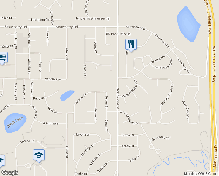 map of restaurants, bars, coffee shops, grocery stores, and more near 8070 Kronos Dr in Anchorage