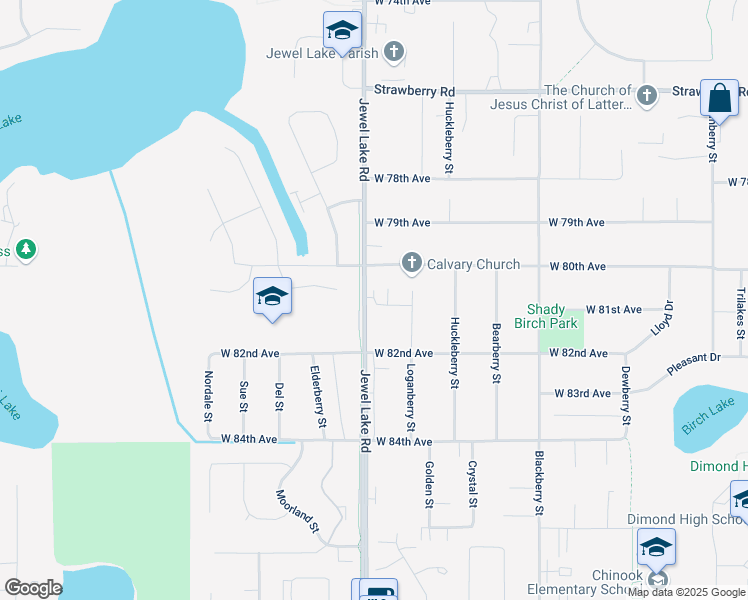 map of restaurants, bars, coffee shops, grocery stores, and more near 3900 Marquis Way in Anchorage