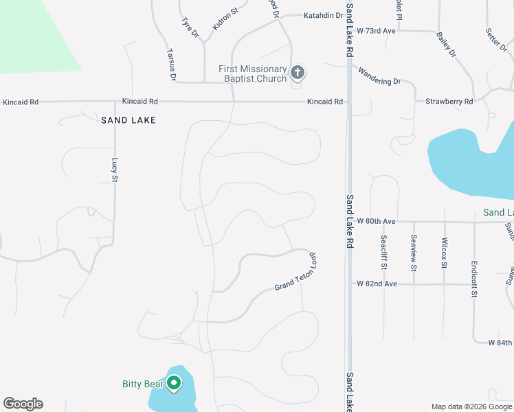 map of restaurants, bars, coffee shops, grocery stores, and more near 5812 Kenai Fjords Loop in Anchorage