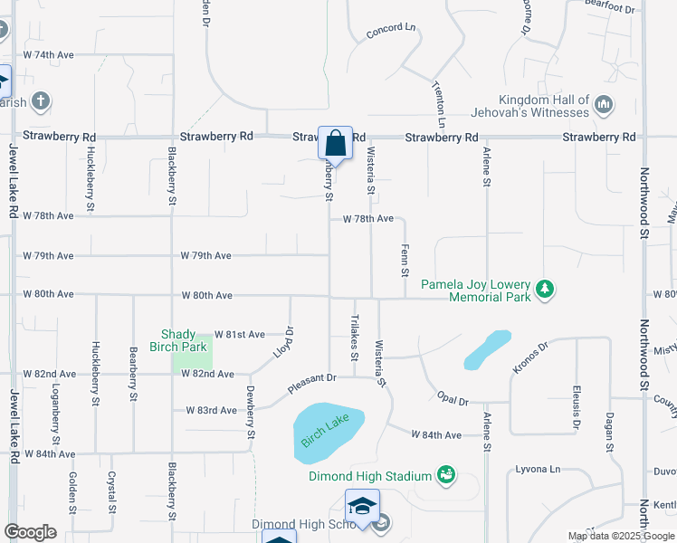 map of restaurants, bars, coffee shops, grocery stores, and more near 7921 Cranberry Street in Anchorage