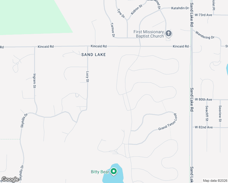 map of restaurants, bars, coffee shops, grocery stores, and more near 7950 Gate Creek Drive in Anchorage