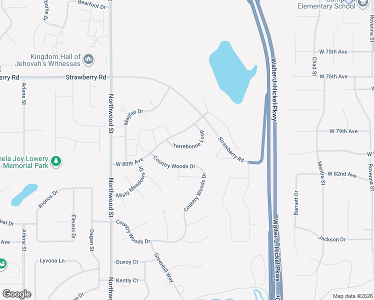 map of restaurants, bars, coffee shops, grocery stores, and more near 2004 Terrebonne Loop in Anchorage
