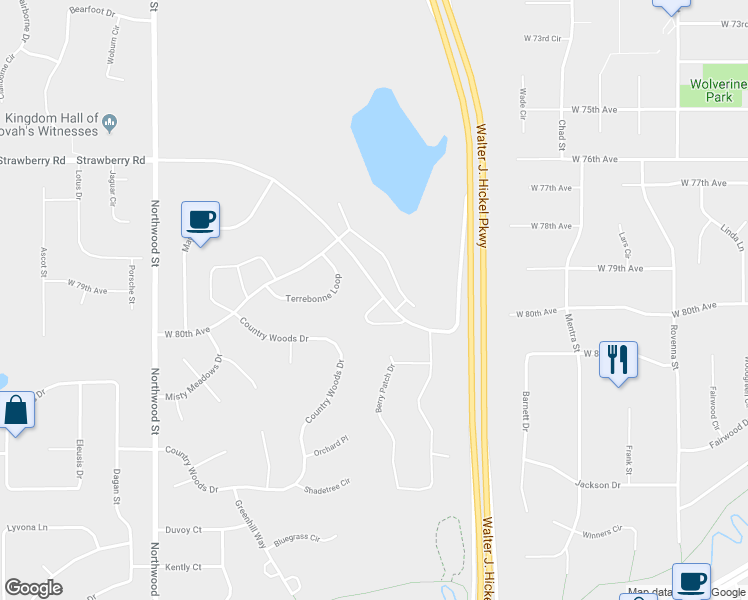map of restaurants, bars, coffee shops, grocery stores, and more near 1864 Wildberry Loop in Anchorage