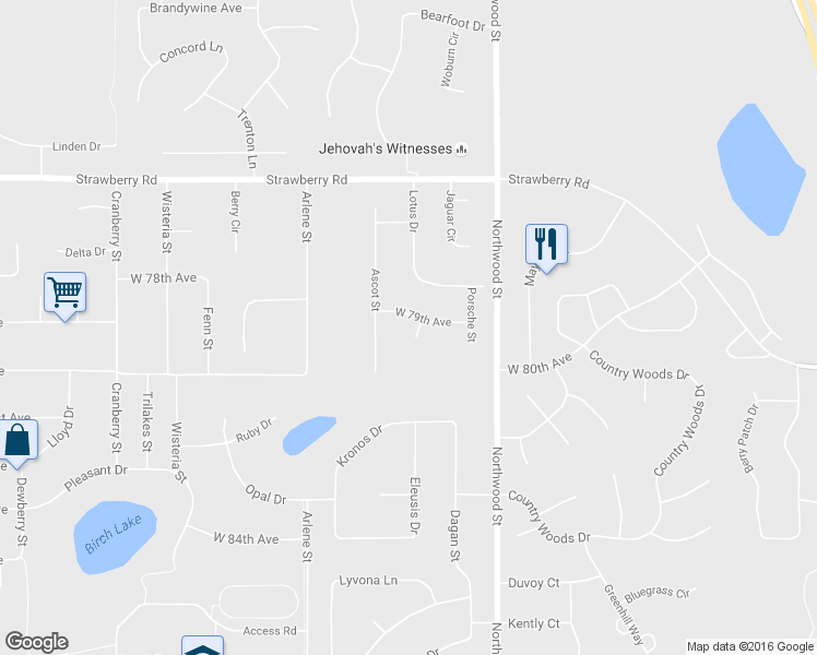 map of restaurants, bars, coffee shops, grocery stores, and more near 2510 Benz Circle in Anchorage