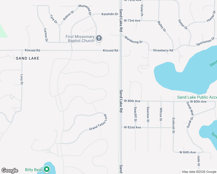 map of restaurants, bars, coffee shops, grocery stores, and more near 5685 Kenai Fjords Loop in Anchorage
