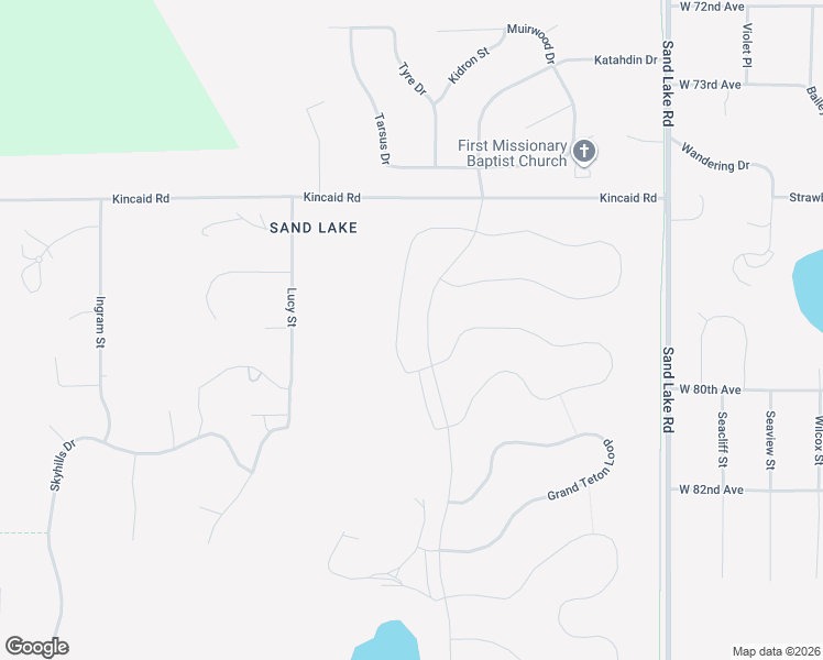 map of restaurants, bars, coffee shops, grocery stores, and more near 7950 Gate Creek Drive in Anchorage