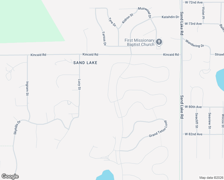 map of restaurants, bars, coffee shops, grocery stores, and more near 7950 Gate Creek Drive in Anchorage