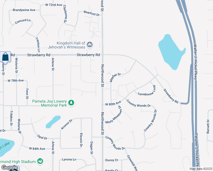 map of restaurants, bars, coffee shops, grocery stores, and more near 7910 Mayfair Drive in Anchorage