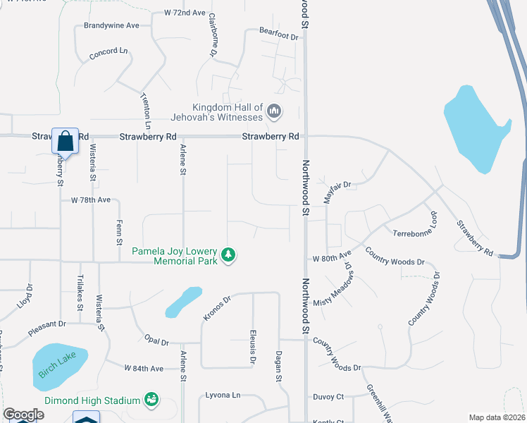 map of restaurants, bars, coffee shops, grocery stores, and more near 2510 Benz Circle in Anchorage