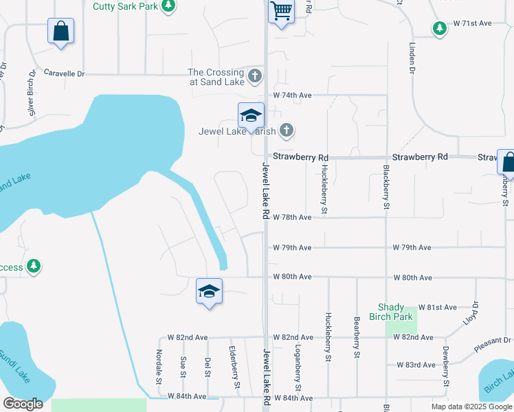 map of restaurants, bars, coffee shops, grocery stores, and more near 3913 Brentwood Circle in Anchorage