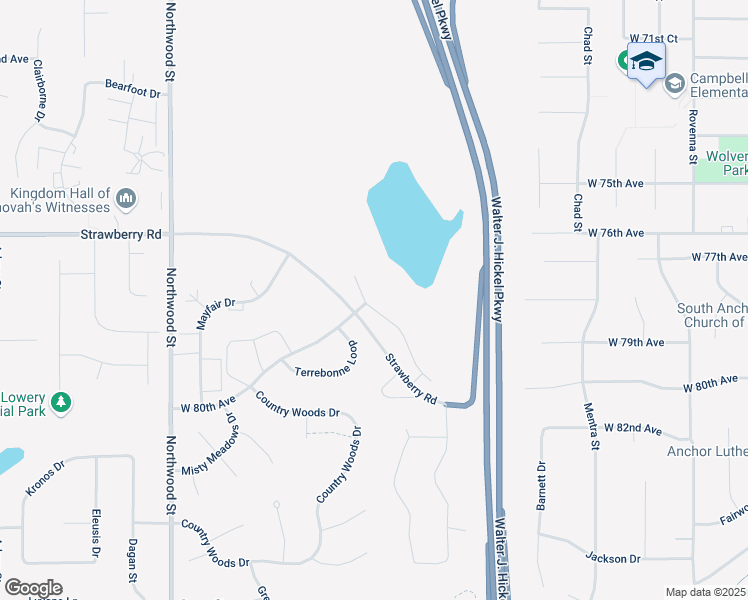 map of restaurants, bars, coffee shops, grocery stores, and more near 7749 Strawberry Cottage Way in Anchorage