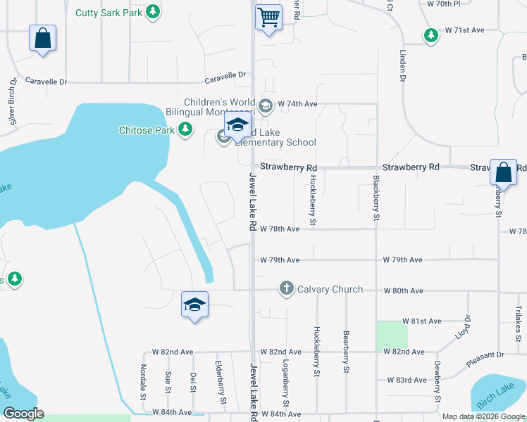 map of restaurants, bars, coffee shops, grocery stores, and more near 3913 Brentwood Circle in Anchorage