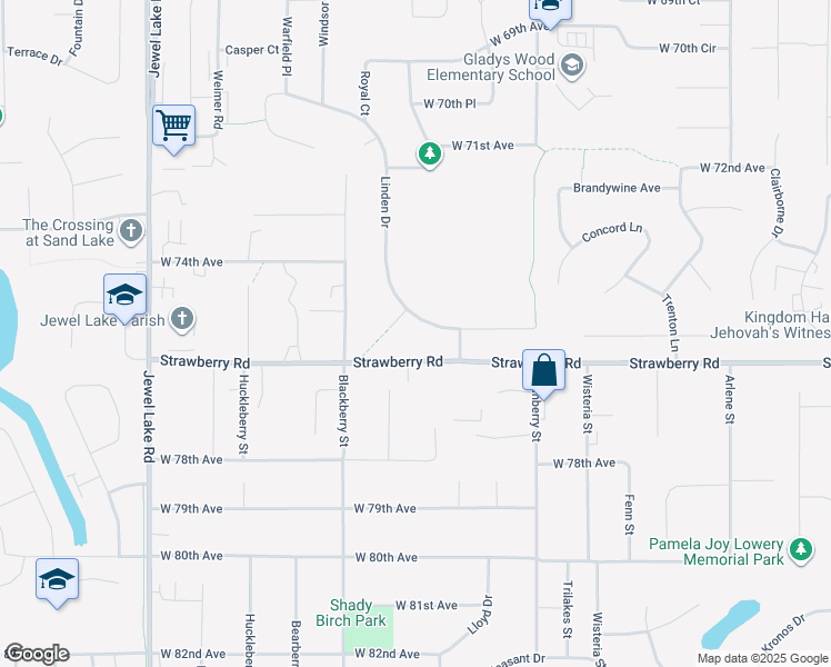 map of restaurants, bars, coffee shops, grocery stores, and more near 3234 Linden Drive in Anchorage