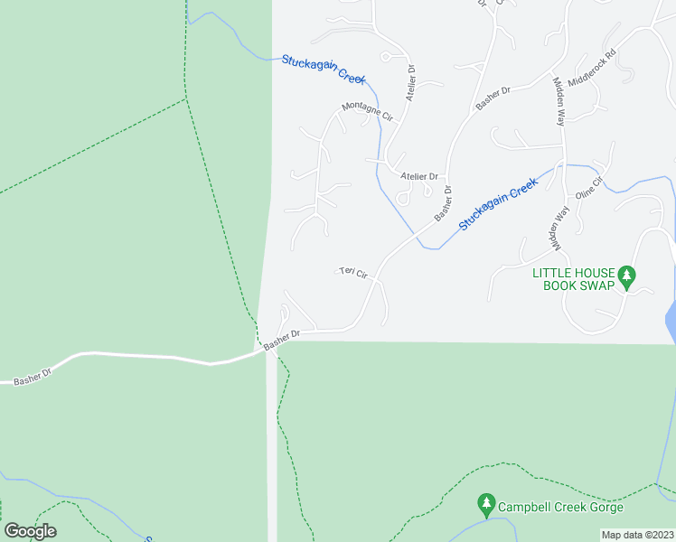 map of restaurants, bars, coffee shops, grocery stores, and more near 9120 Teri Circle in Anchorage