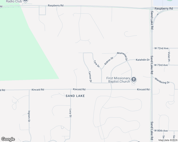 map of restaurants, bars, coffee shops, grocery stores, and more near 7426 Tarsus Drive in Anchorage