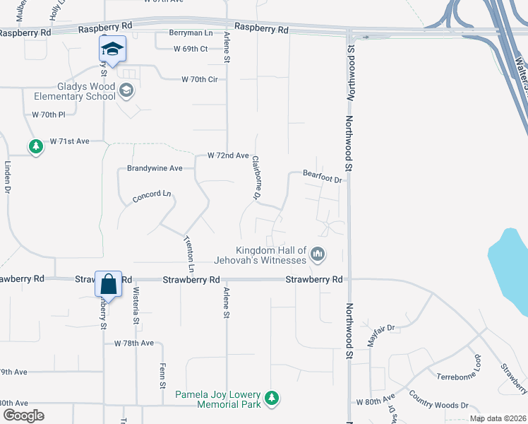 map of restaurants, bars, coffee shops, grocery stores, and more near 7326 Bearfoot Circle in Anchorage