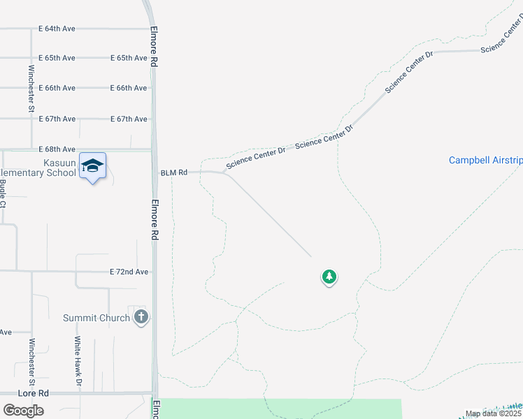 map of restaurants, bars, coffee shops, grocery stores, and more near 4380 BLM Road in Anchorage