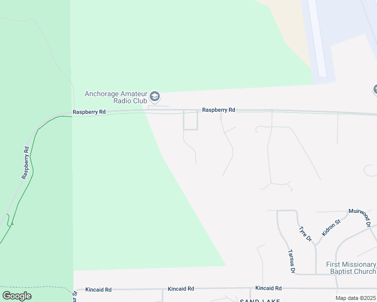 map of restaurants, bars, coffee shops, grocery stores, and more near 6941 Serenity Circle in Anchorage