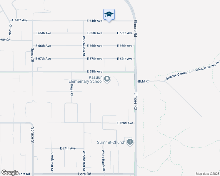 map of restaurants, bars, coffee shops, grocery stores, and more near 4000 East 68th Avenue in Anchorage