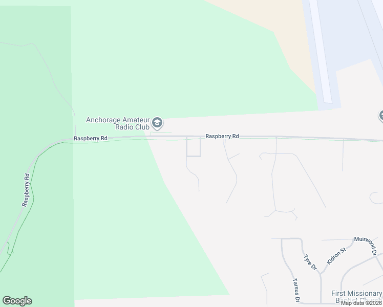 map of restaurants, bars, coffee shops, grocery stores, and more near 6941 Serenity Circle in Anchorage