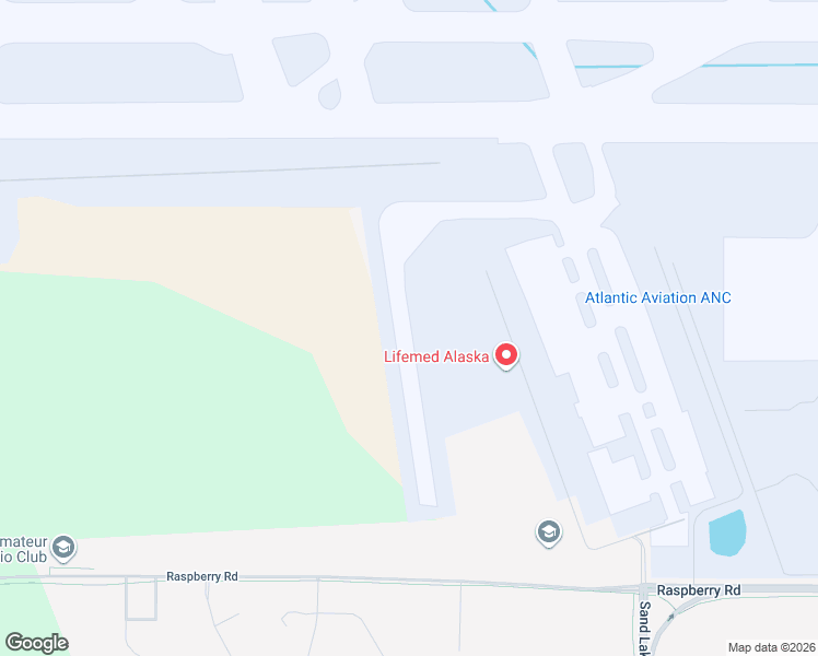 map of restaurants, bars, coffee shops, grocery stores, and more near 6250 South Airpark Place in Anchorage