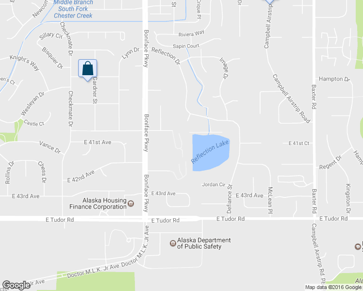 map of restaurants, bars, coffee shops, grocery stores, and more near 5614 East 40th Avenue in Anchorage