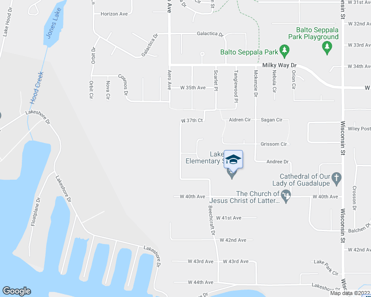 map of restaurants, bars, coffee shops, grocery stores, and more near 3787 Richard Evelyn Byrd Street in Anchorage