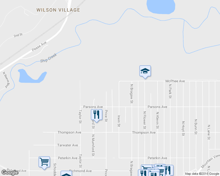 map of restaurants, bars, coffee shops, grocery stores, and more near 838 Irwin Street in Anchorage