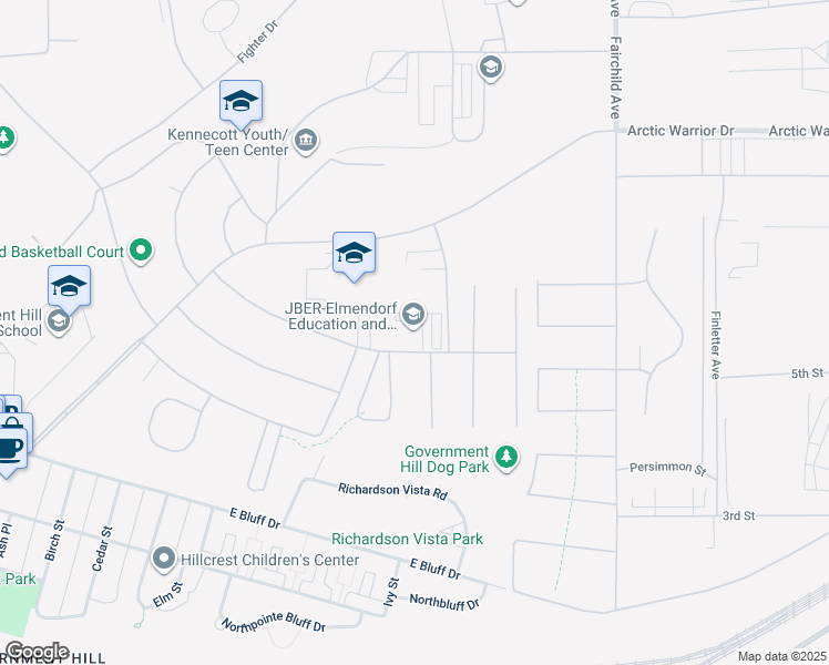 map of restaurants, bars, coffee shops, grocery stores, and more near 4106-4108 Bullard Avenue in Anchorage