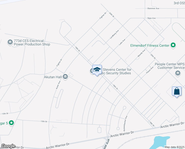 map of restaurants, bars, coffee shops, grocery stores, and more near 8414 McGuire Avenue in Anchorage