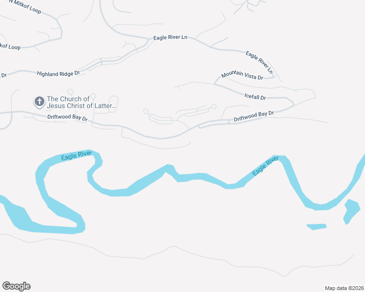 map of restaurants, bars, coffee shops, grocery stores, and more near 20412 Driftwood Bay Drive in Anchorage