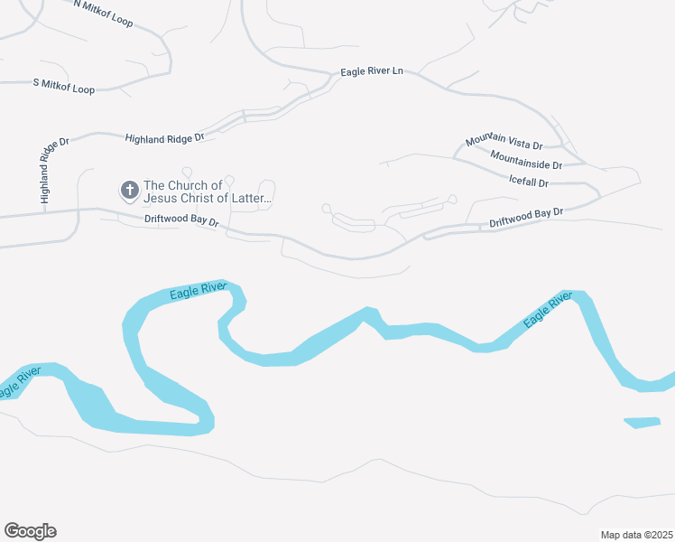map of restaurants, bars, coffee shops, grocery stores, and more near 20101 Riverside Drive in Anchorage